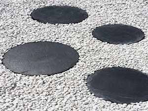 Paso Japonés Pizarra Negra