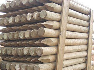 Round Sanded Posts