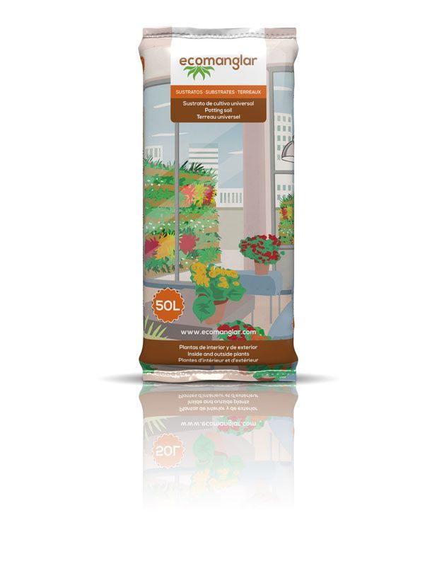 Terreau Universel. Plantes intérieures et extérieures.